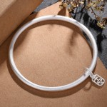 Ancient method inherited young solid classic versatile frosted Fu brand bracelet simple and fashionable girlfriend gift