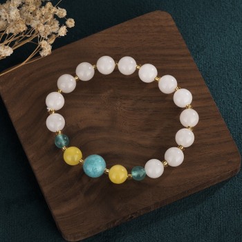 Stroke Crystal Bracelet Wang Peach Blossom Bracelet Event Welfare Gifts